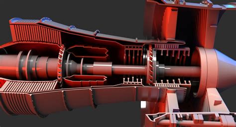 Artstation Jet Engine 3d Model Resources