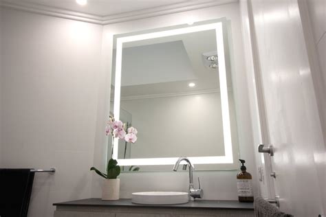 That's why it's important to have great mirror lighting, which make small and large tasks easier to manage, especially in the morning when time is sparse. Verge Lighted Bathroom Mirror - Clearlight Designs