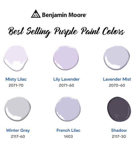 Benjamin Moore Best Selling Purple Paint Colors Interiors By Color