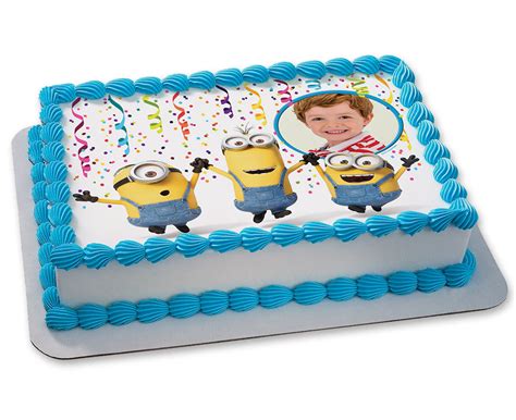 See more ideas about minion cake, minions, cupcake cakes. Despicable Me Party! PhotoCake® Frame Cake - Cakes.com