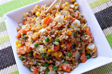 Easy Fried Rice Recipe Teaspoon Of Goodness