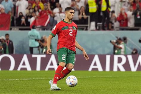 Morocco S Hakimi Hailed For His Panenka Against Spain Fifa World