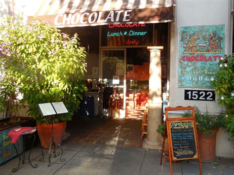 Since el palomar's opening in 1983, we have been serving santa cruz unique and fresh mexican cuisine inspired by authentic family recipes. Chocolate Restaurant - Downtown Santa Cruz