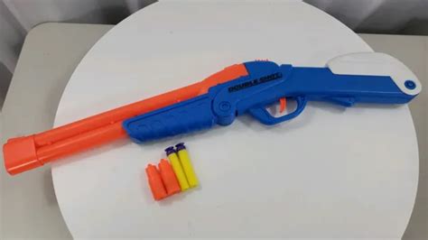 Buzz Bee Double Shot Shotgun Shell Dart Gun Cosplay Toy Blaster 2