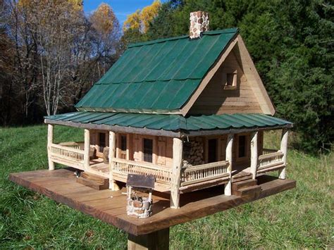 We specialize in homes from $600,000 to $10,000,000 completely built. Cabin birdhouse | Unique bird houses, Bird houses diy ...