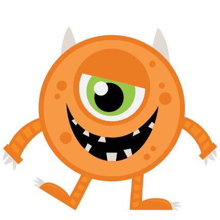 Halloween Monster SVG scrapbook cut file cute clipart files for