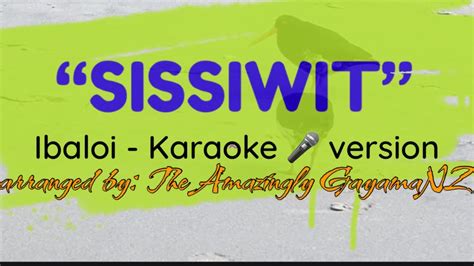Sissiwit Titit Ibaloi Karaoke Version Composed By Mr