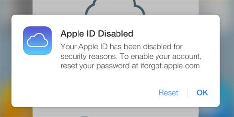 If you go to settings, itunes and app store and then try signing in the process will go through just fine. Disabled Apple ID? Here is what to do about it