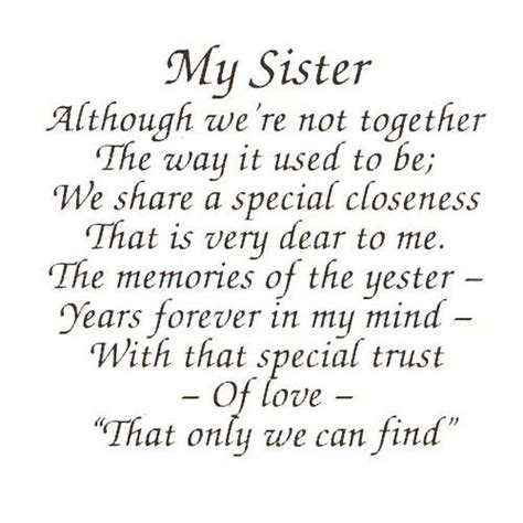 Sister Poems Sisters And Poem On Pinterest