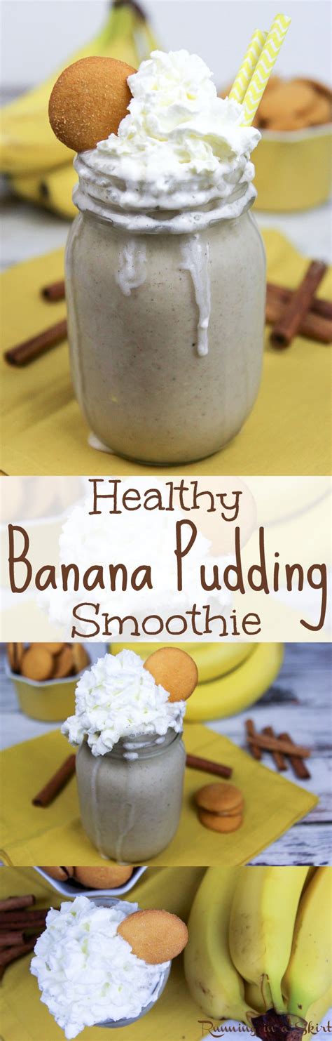 Wow, definitely wasn't expecting this chocolate banana chia seed pudding to have so much protein and fiber! Healthy Banana Pudding Smoothie recipe