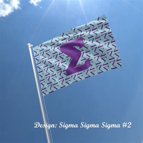Sigma Sigma Sigma Officially Licensed Flag Banner Etsy