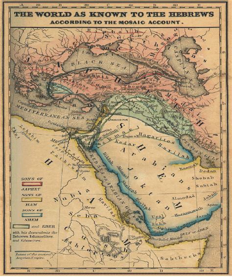 Map Of Ancient Biblical World Zip Code Map