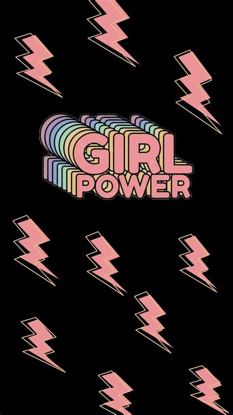 Girl Power Aesthetic Lightning Wallpaper Boss Up Quotes Wallpaper