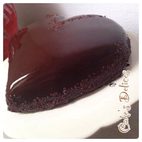 Ce bavarois poire chocolat a de quoi vous séduire : bavarois coeur chocolat au lait - CAKE'S DELICES ...