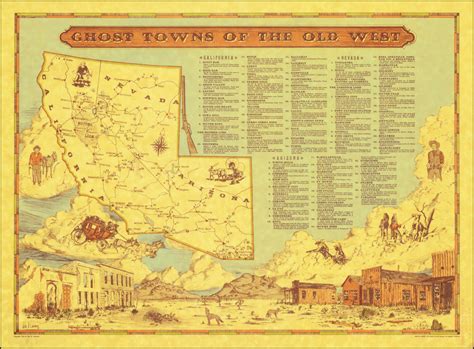 Wild West Town Map