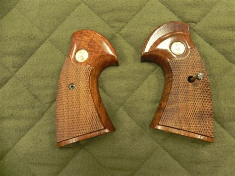 Colt Python Factory Wood Grips For Sale At 935233053