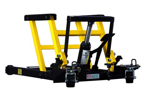 Although most lifts come standard with a wheel vise, there are several variations that may provide added safety or convenience to a particular bike or operator. FLYJACK-The World's Best Motorcycle lifts & Accessories