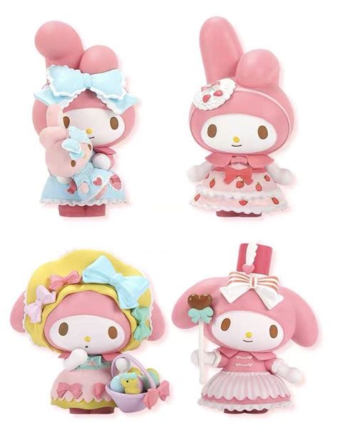 Miniso X Sanrio Characters My Melody Blind Box Tea Figurines