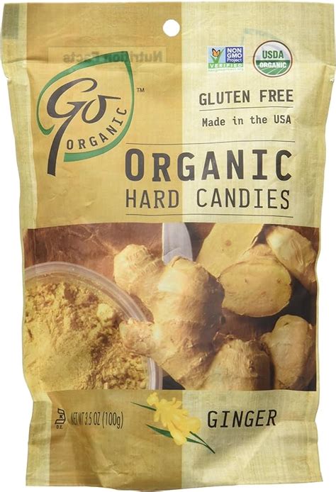 Go Organic Hard Candy Ginger 100g 1 Count Amazonca Grocery