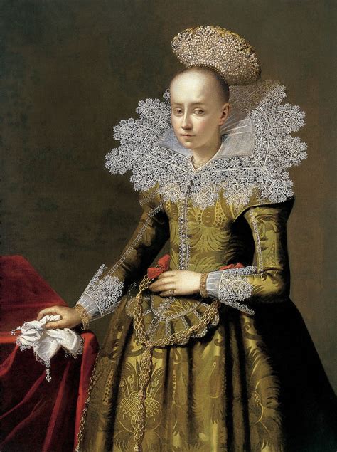 Portrait Of A Girl With A Pearl Headdress C 162535 Central European
