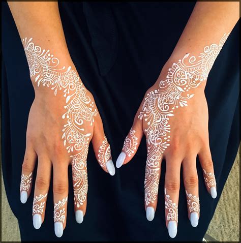 Amazing White Mehndi Designs 2020 Collection For Hands & Feet