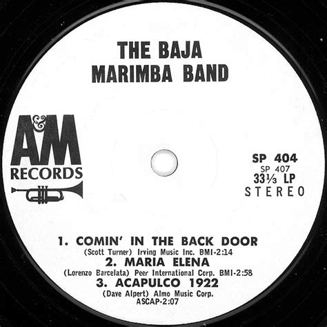 The Baja Marimba Band The Baja Marimba Band 1964 Vinyl Discogs