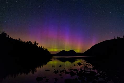 Aurora Borealis Acadia National Park