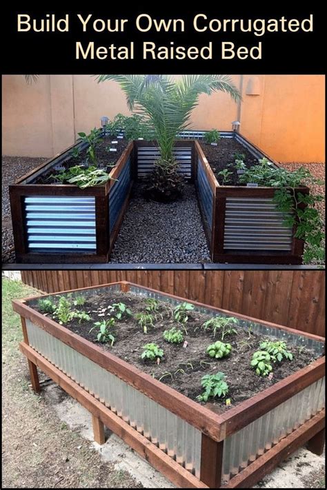 Build Your Own Corrugated Metal Raised Bed The Garden Metal Raised