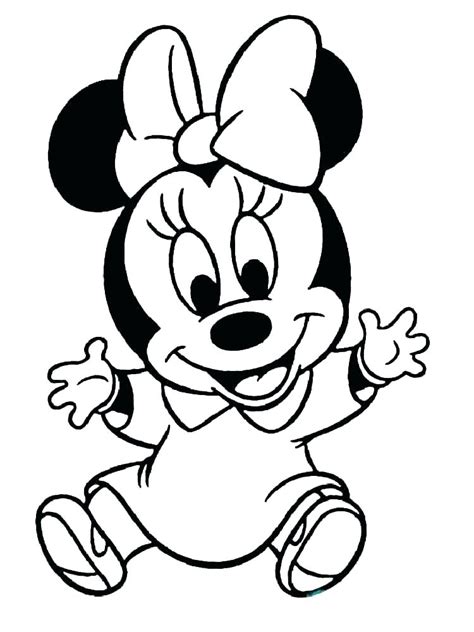 Minnie Mouse Face Drawing Free Download On Clipartmag