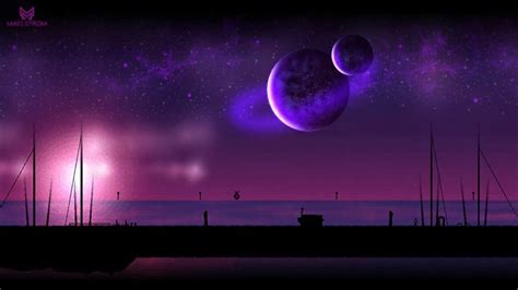 Space Beach By Maelstrom Beach Cool Pictures Art Wallpaper