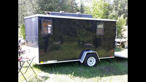 Cargo Trailer Window Install Safety Glass Before And After Pics Ages 18