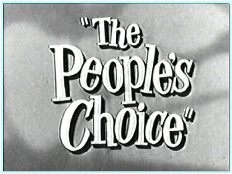 The Peoples Choice 1955 84 Episodes Etsy