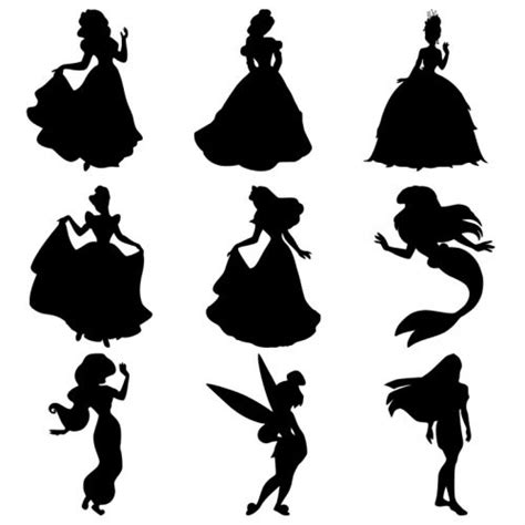 Des Cadres Silhouettes Silhouettes Disney Créations Silhouettes