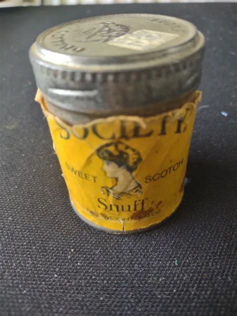 Vintage Society Sweet Scotch Snuff Tin Helme Tobacco Company Cent