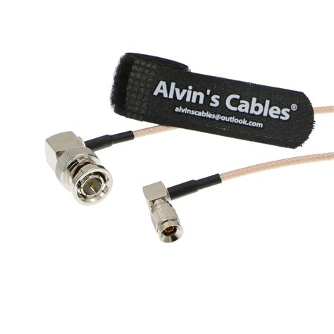 Alvin S Cables Blackmagic Din Mini Bnc Right Angle To Bnc Male