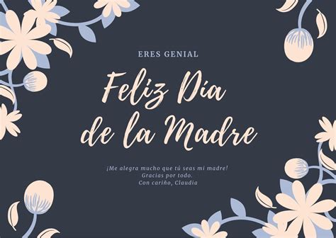 Plantillas De Tarjetas Del Día De La Madre Editables Online Canva