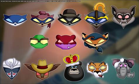 Icons For Sly Cooper Characters Sly Video Game Characters Video Game