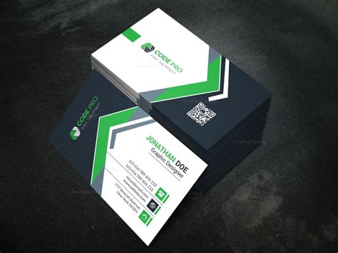 Modern Business Card Design Template In Eps Format