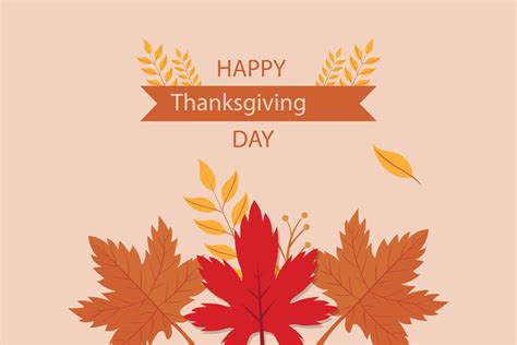 Happy Thanksgiving Day Poster 11947647 Vector Art At Vecteezy