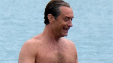 Jude Law Nearly Nude Filming Scenes For The Young Pope Photos