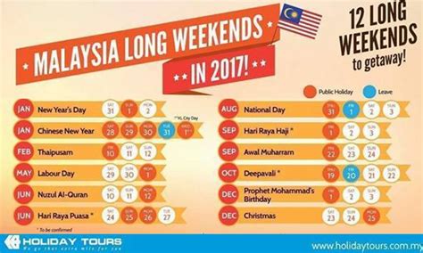 Malaysian Public Holidays 2017