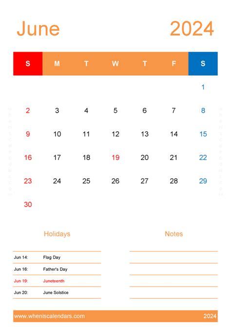 June 2024 Calendar Template Word Monthly Calendar