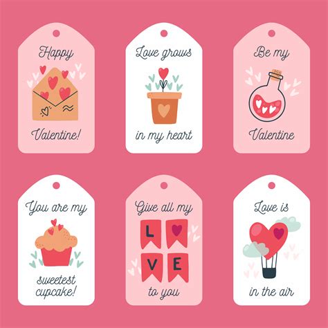 10 Best Valentine Printable Gift Tags Printablee Com