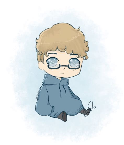 Cute Chibi Boy With Glasses By Proudcutlery On Deviantart