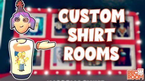 Custom Shirt Rooms In Rec Room Youtube