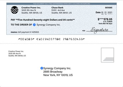 Case 1 Check Payment Is Issued And Sent To A Company Checkflo