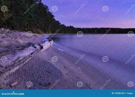 Twilight Lake Stock Image Image Of Wind Tree Blue 15338135