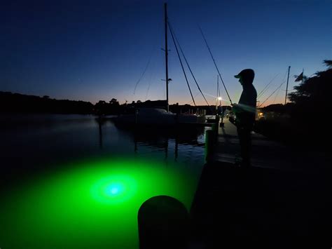 Green Blob Outdoors Underwater Dock Fishing Light 15000 Lumen Led With