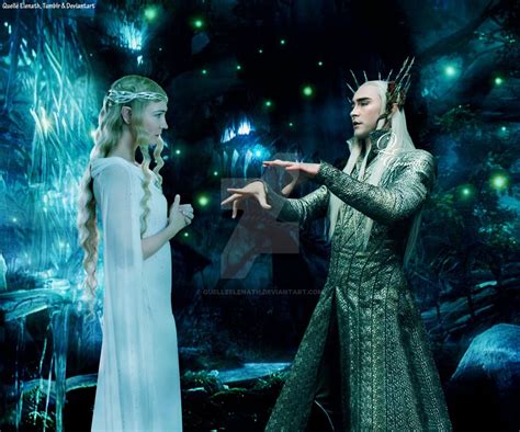 Thranduil And Galadriel Beautiful Image Manipulation By Quelle
