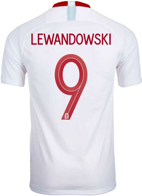 2018 19 Nike Robert Lewandowski Poland Home Jersey Soccerpro